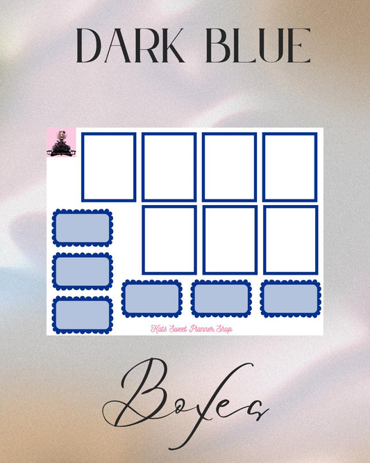 Dark Blue Boxes