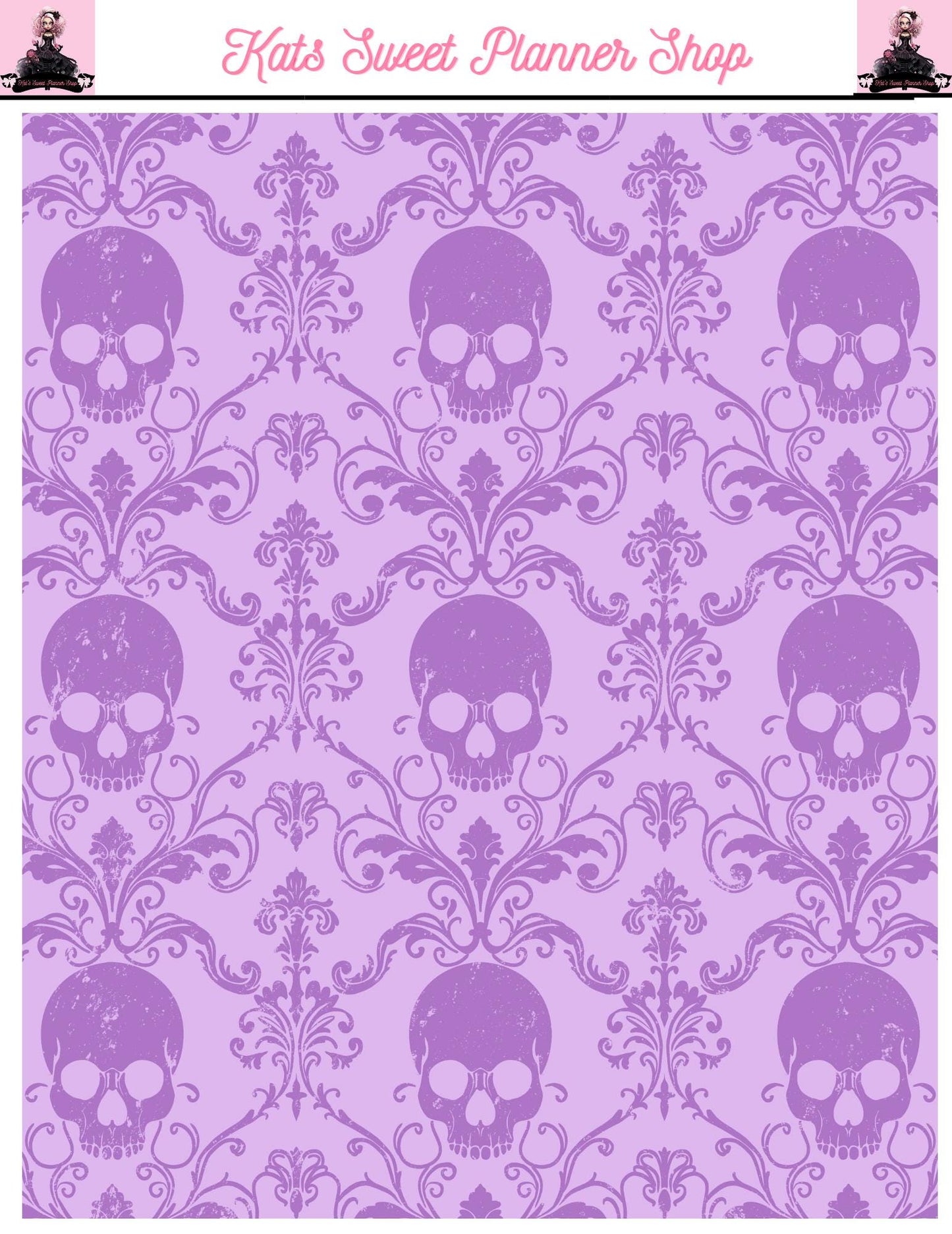 Glamour Goth Sticker Tear Sheets