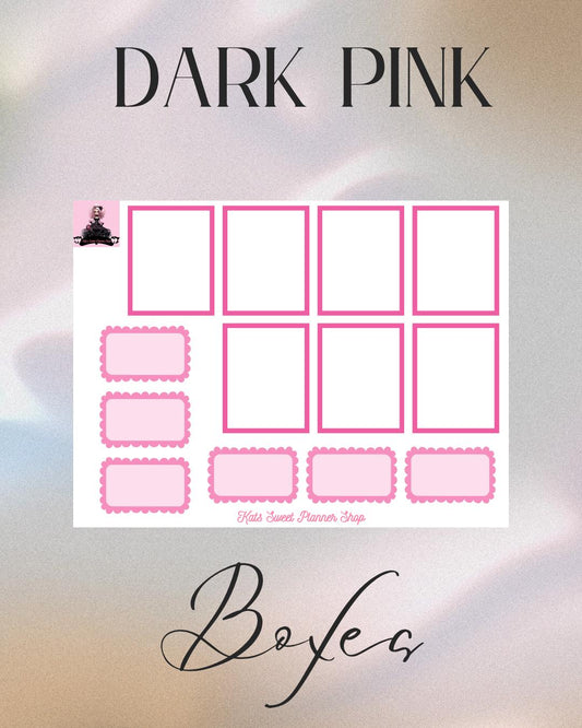 Dark Pink Boxes