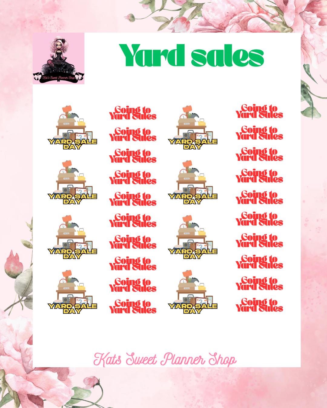 Yard Sales