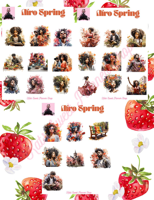 Afro Spring Journaling Set