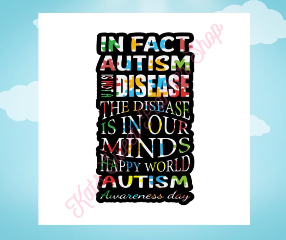 Autism Awareness Die Cut Sticker