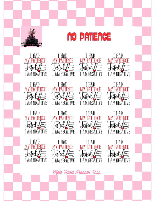 No Patience