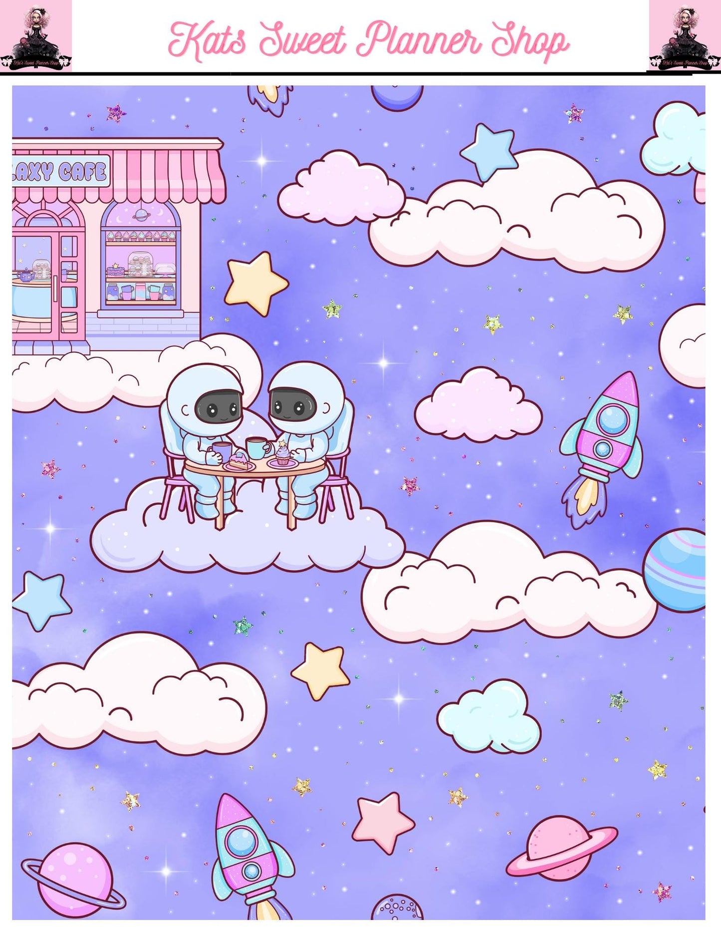 Space Sticker Tear Sheets