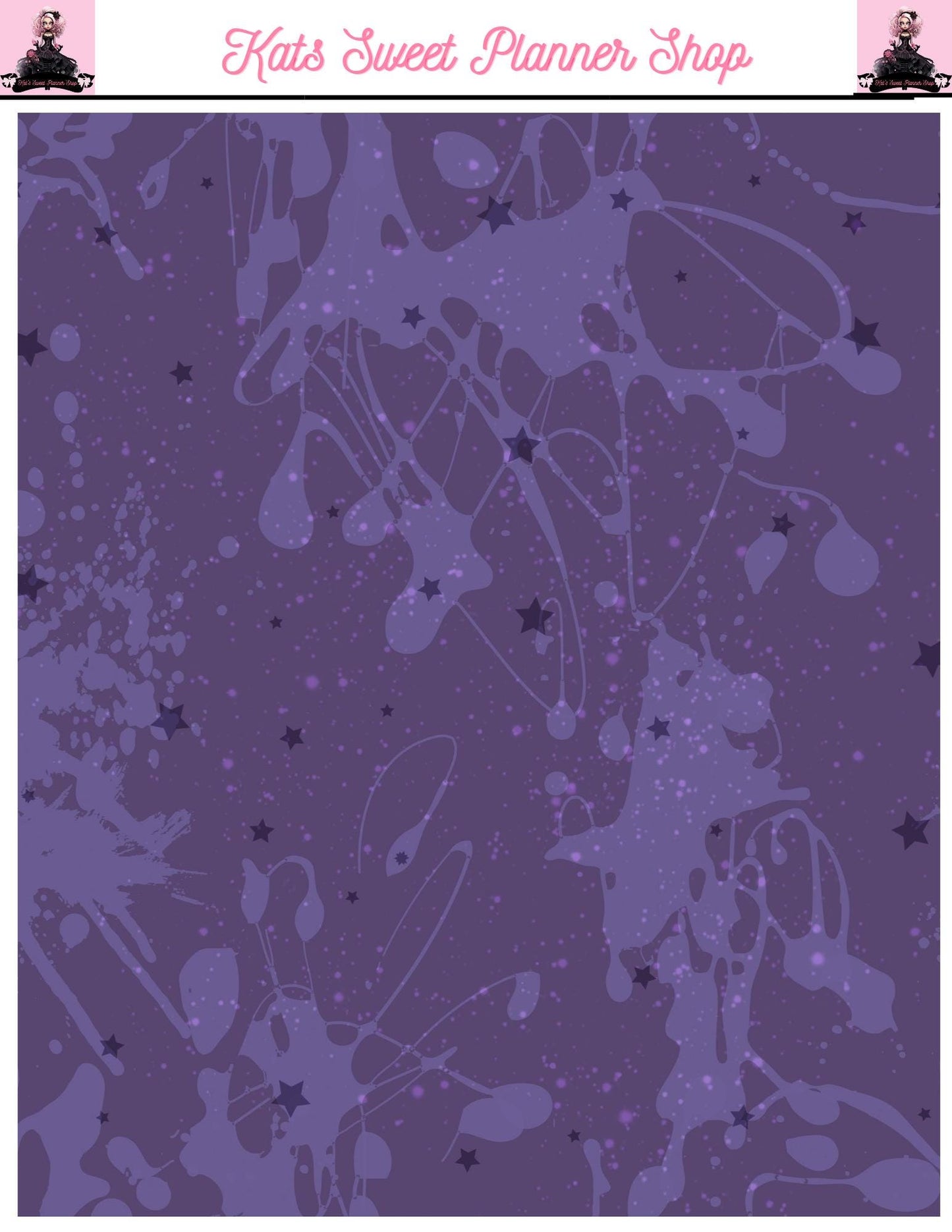 Glamour Goth Sticker Tear Sheets