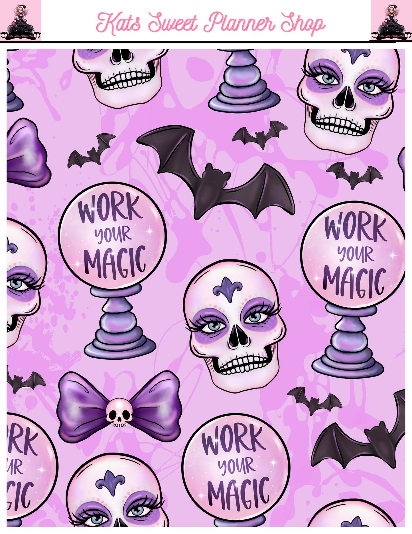 Glamour Goth Sticker Tear Sheets