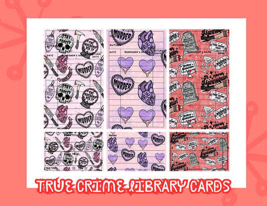 True Crime Library Cards