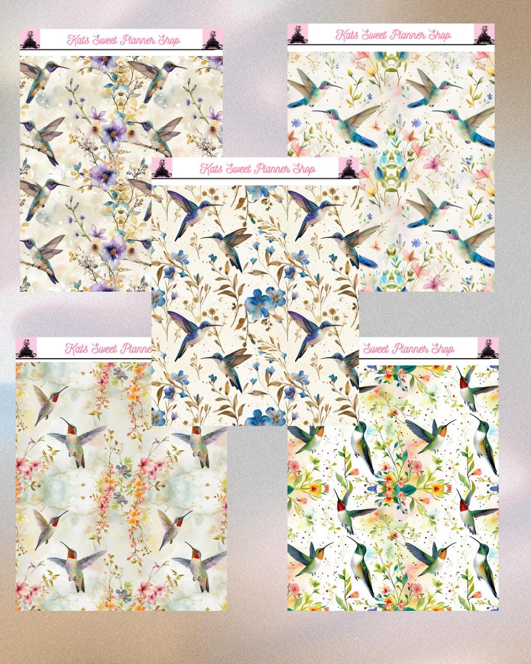 Hummingbirds 2 Tear Sheets