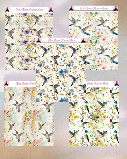 Hummingbirds 2 Tear Sheets