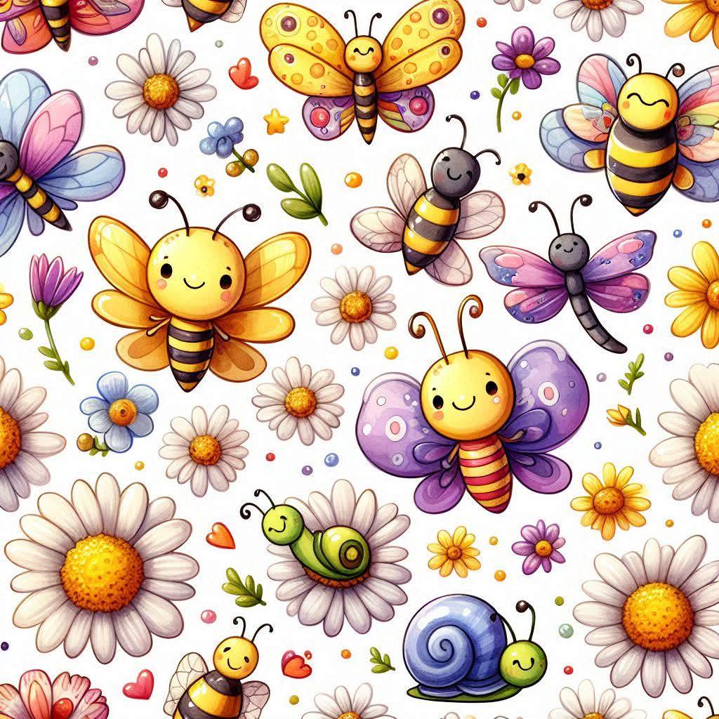 Spring Bugs Sticker Tear Sheets