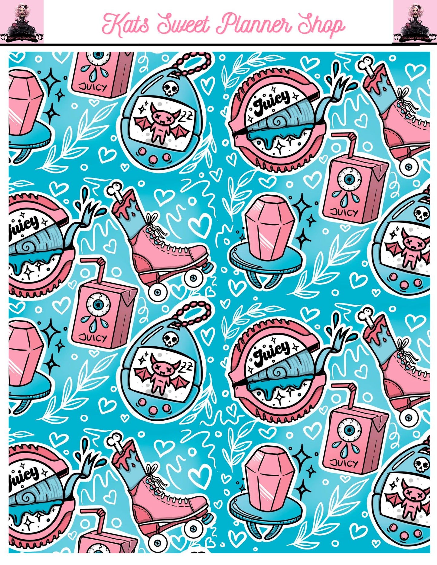 Spooky 80s Sticker Tear Sheets