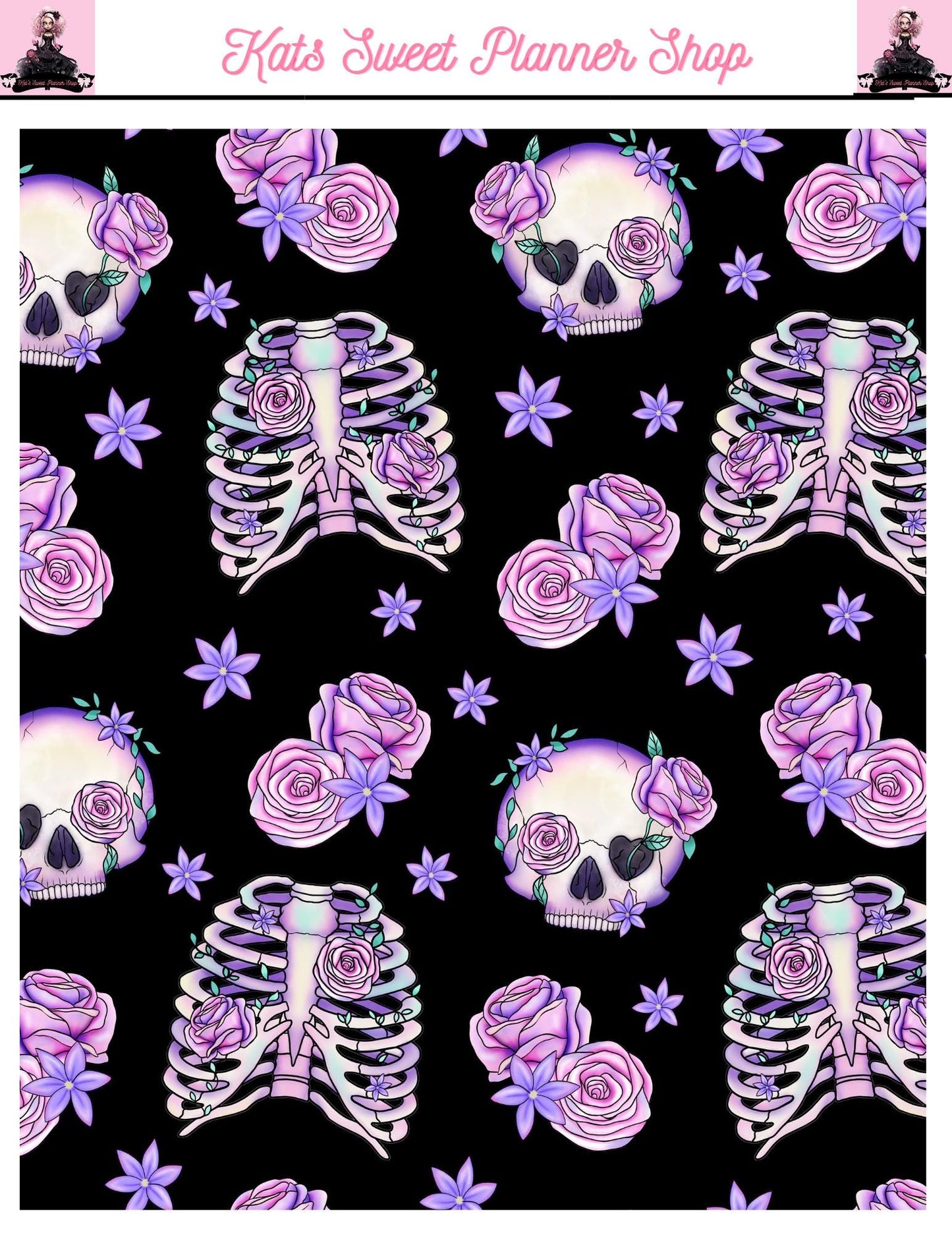 Pastel Halloween Sticker Tear Sheets