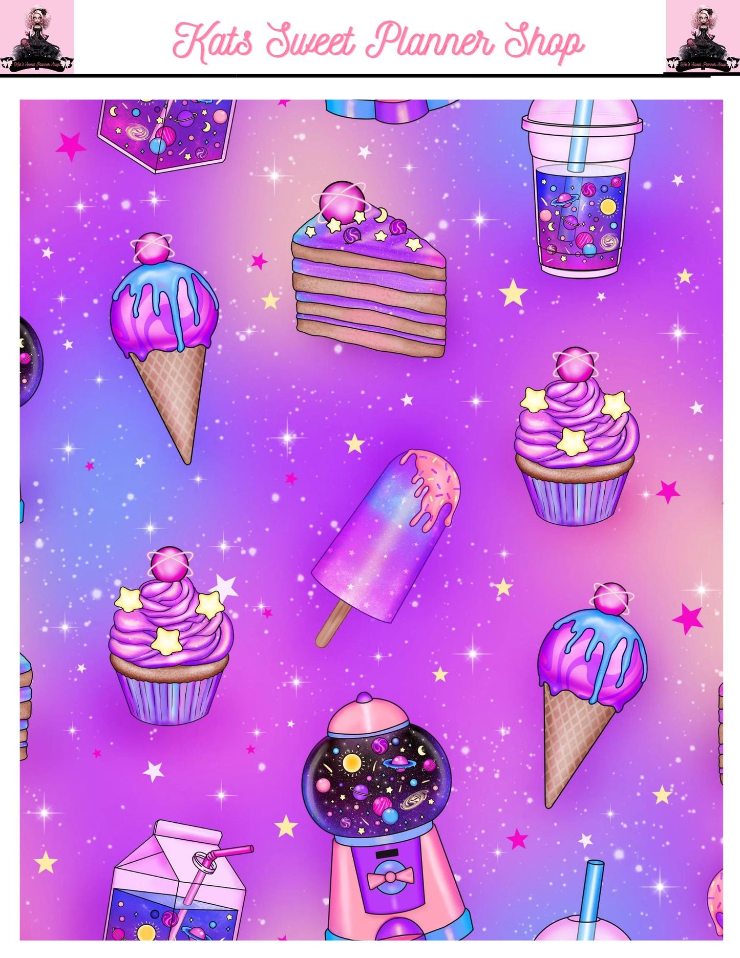 Space Treats Tear Sticker Sheets