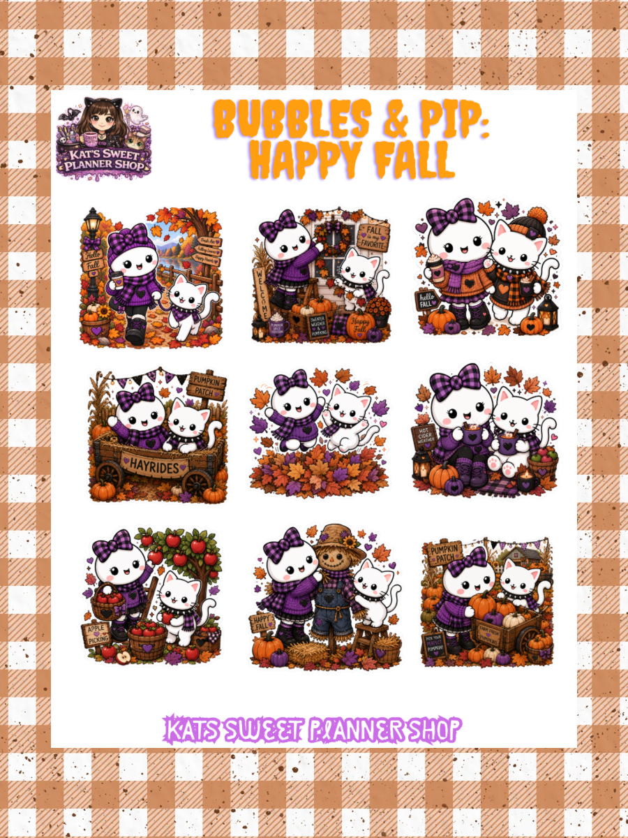 Bubbles & Pip: Happy Fall