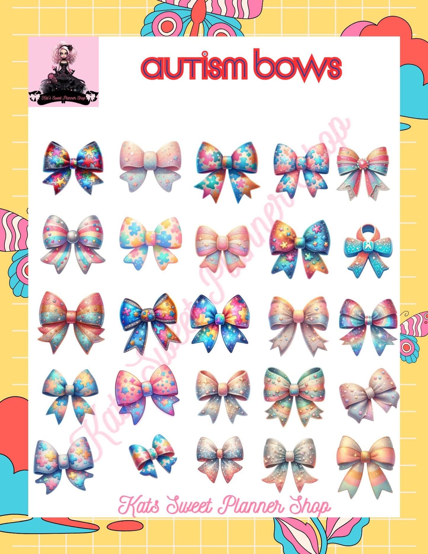 Autism Bows