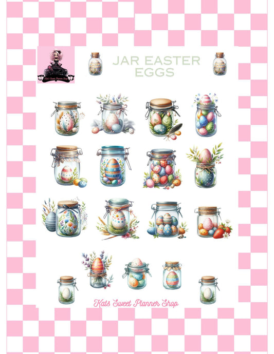 Jar Easter Eggs