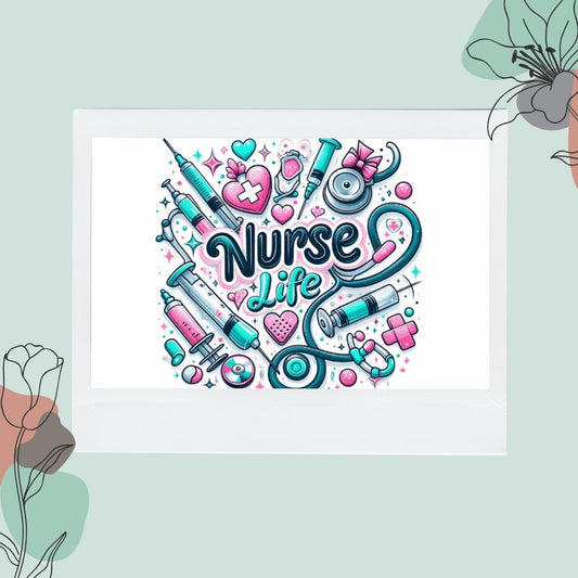 Nurse Life Die Cut Sticker