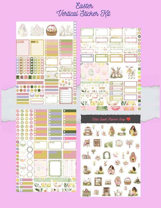 Easter Vertical Sticker Kit