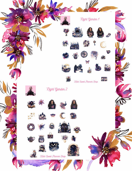 Night Garden Sticker Kit