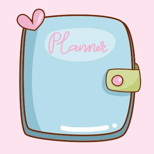 Planner Die Cut Sticker