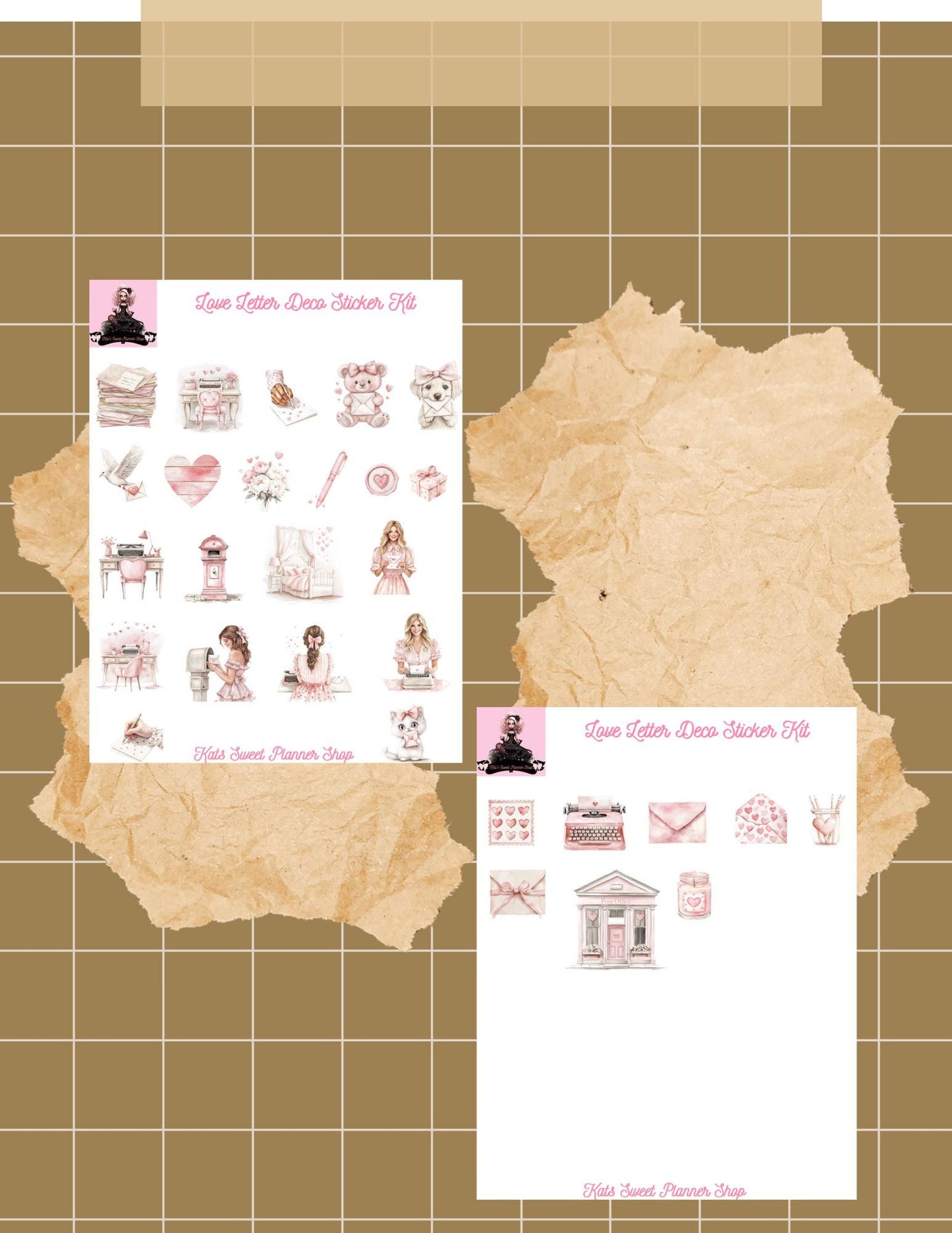 Love Letter Deco Sticker Kit
