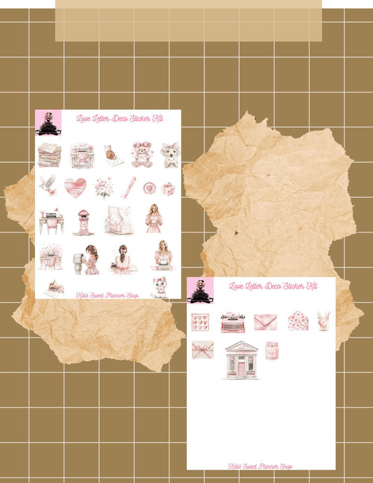 Love Letter Deco Sticker Kit