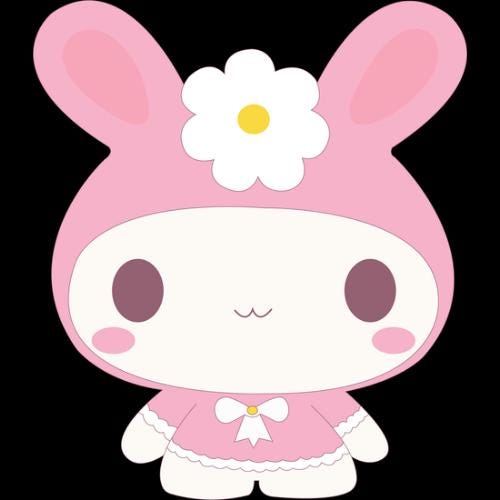 Bunny Die Cut Sticker