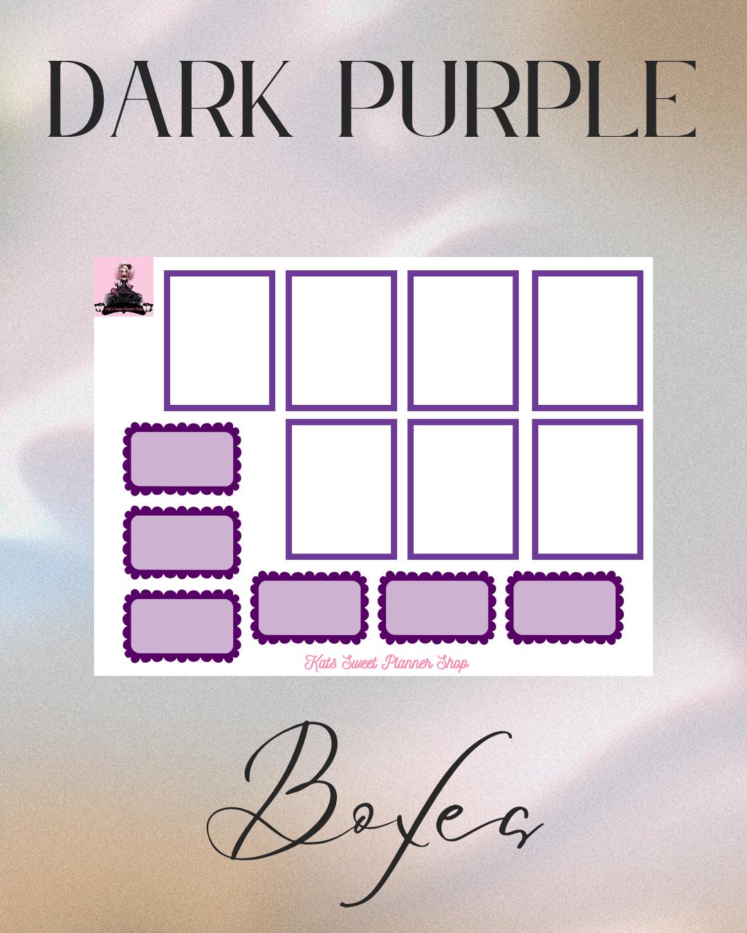 Dark Purple Boxes