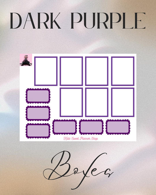 Dark Purple Boxes