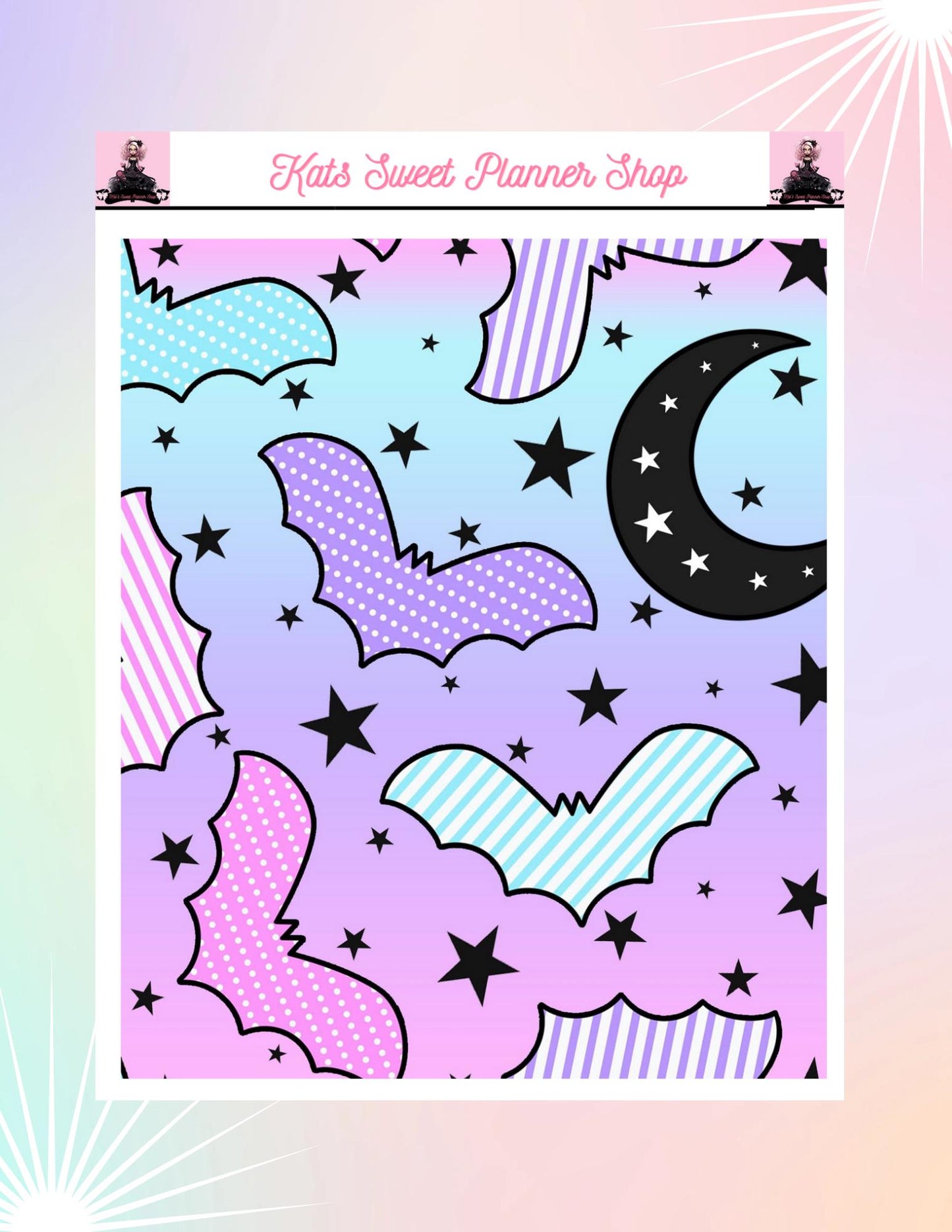 Batty Sticker Tear Sheets