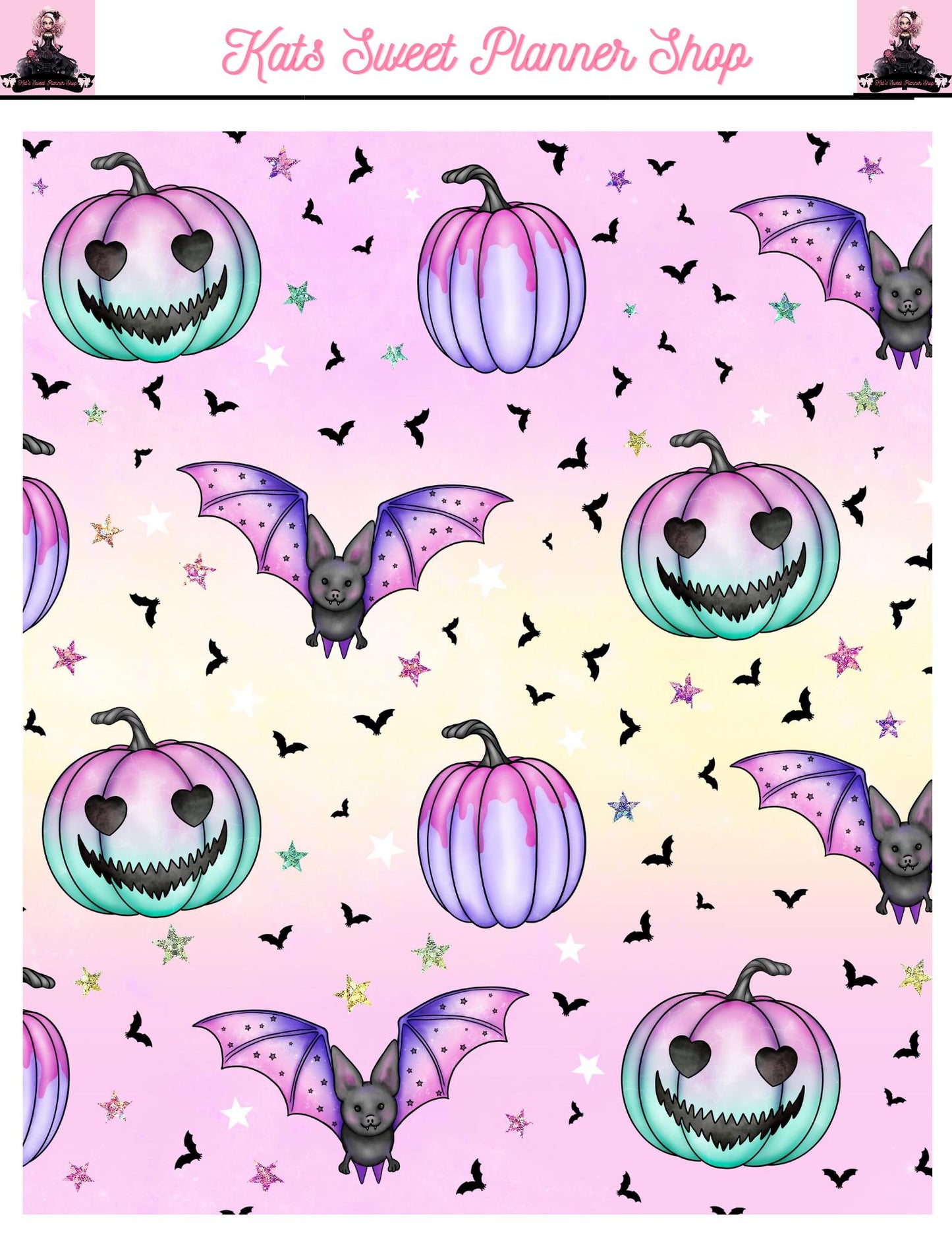 Pastel Halloween Sticker Tear Sheets