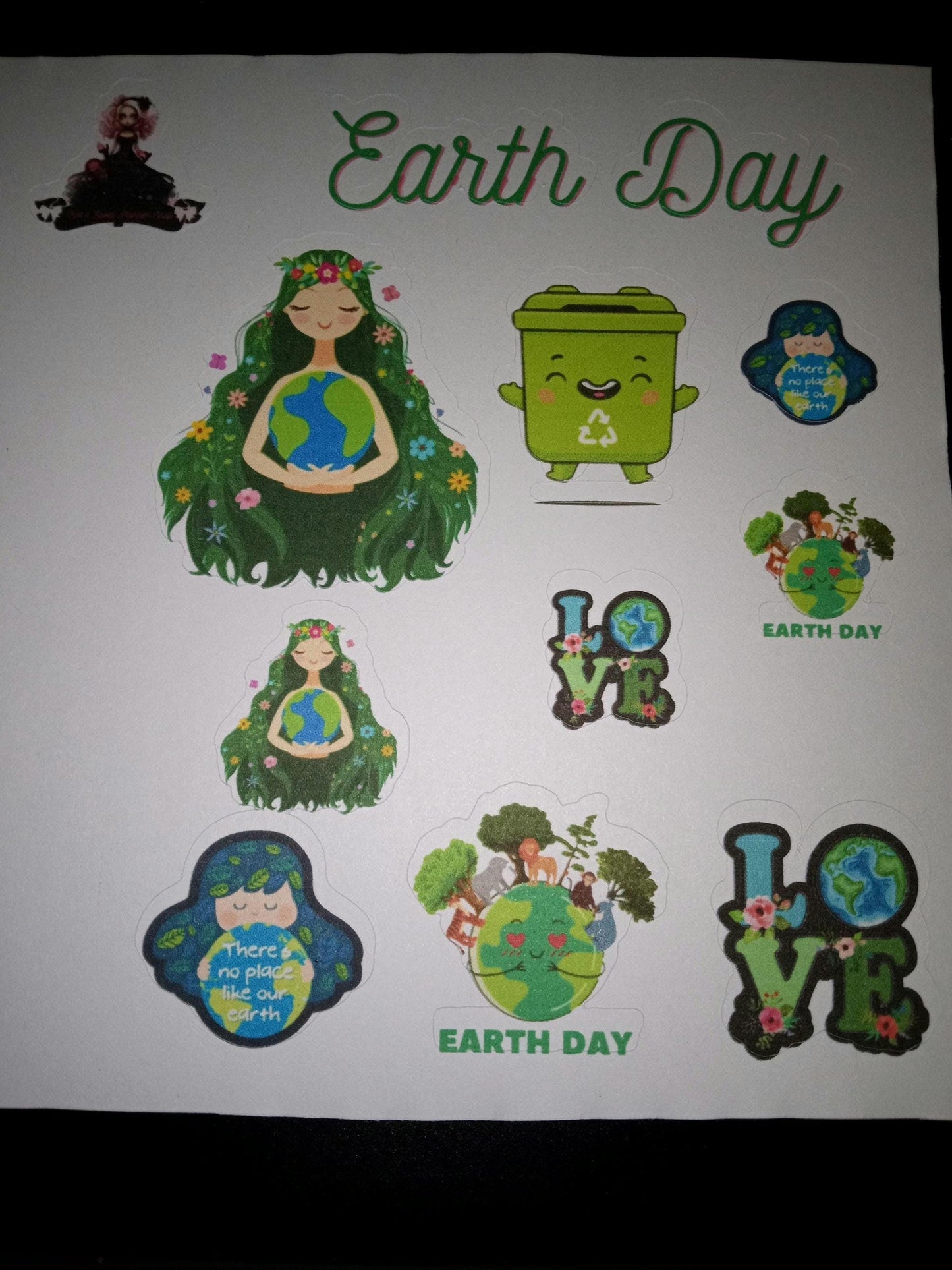 Earth Day Sticker Sheet