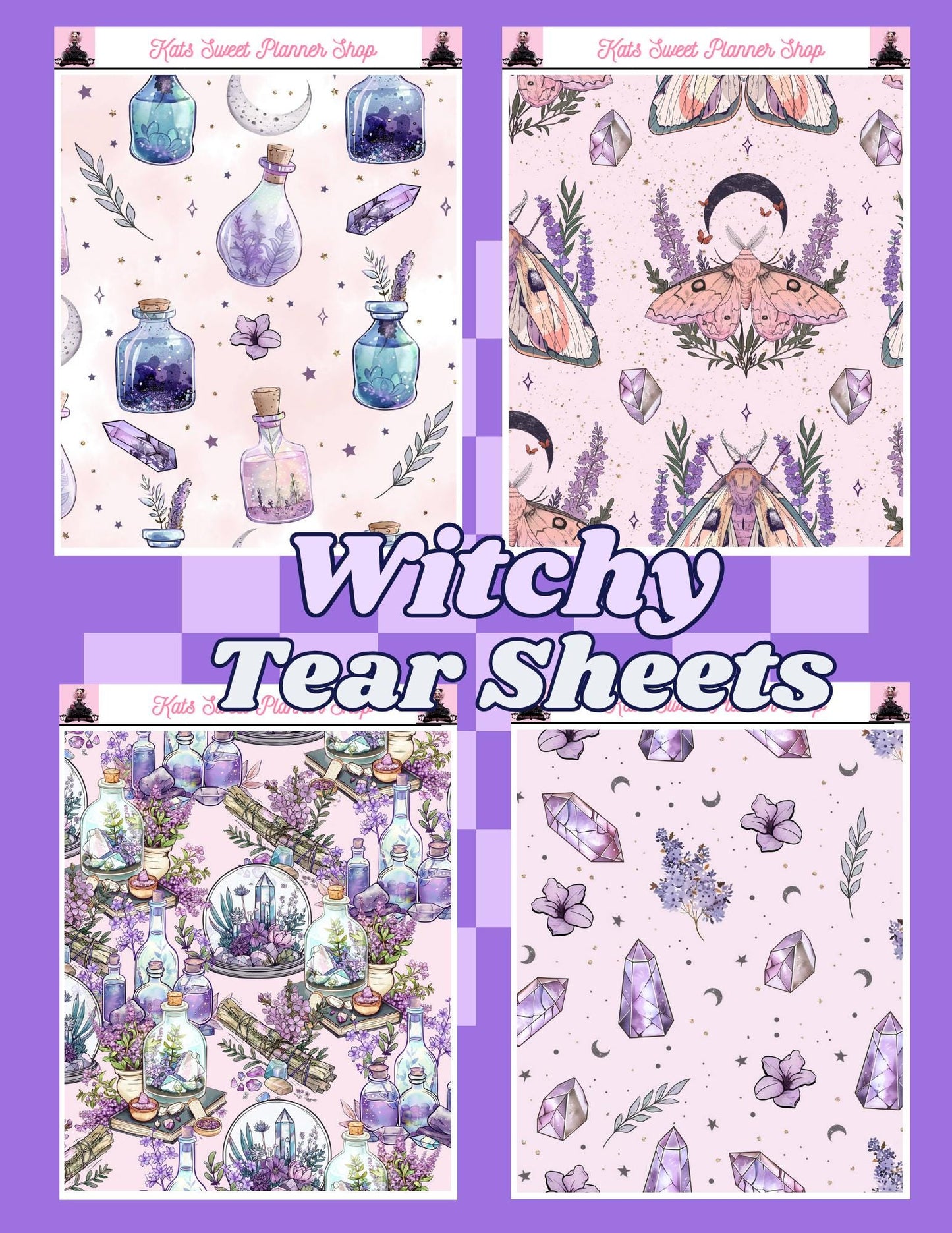 Witchy Sticker Tear Sheets