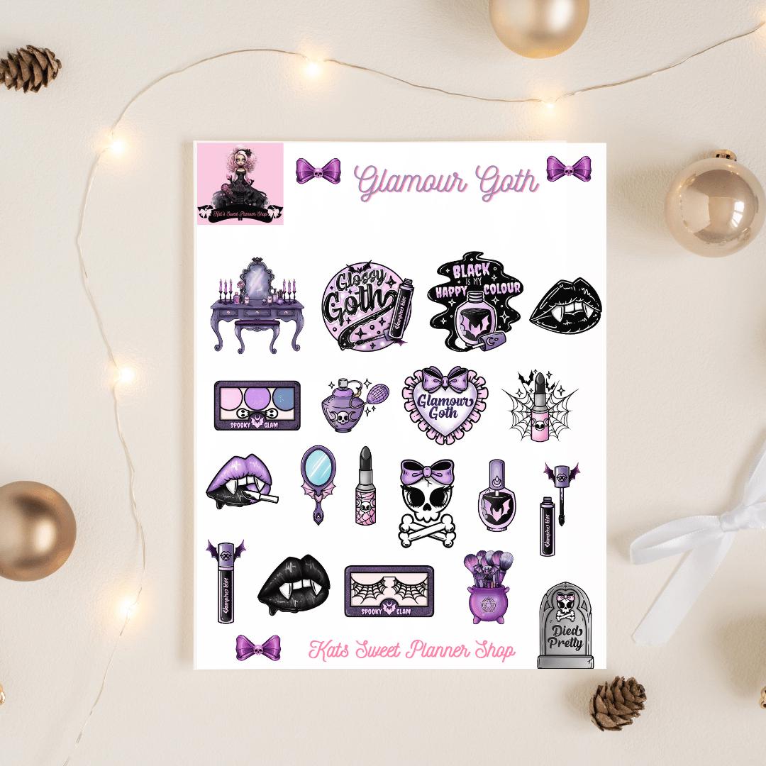 Glamour Goth Sticker Sheet