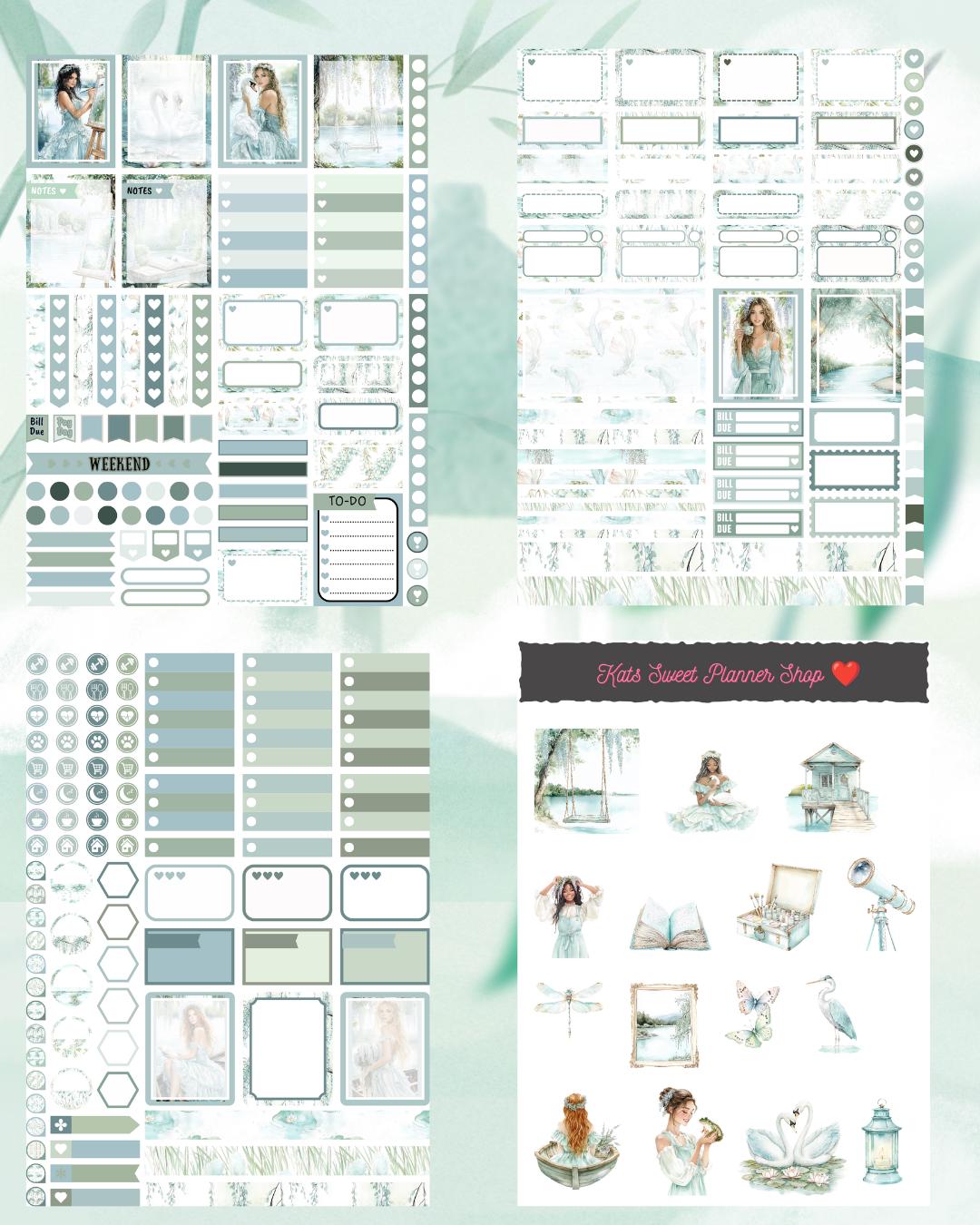 Tranquil Dreams Vertical Sticker Kit