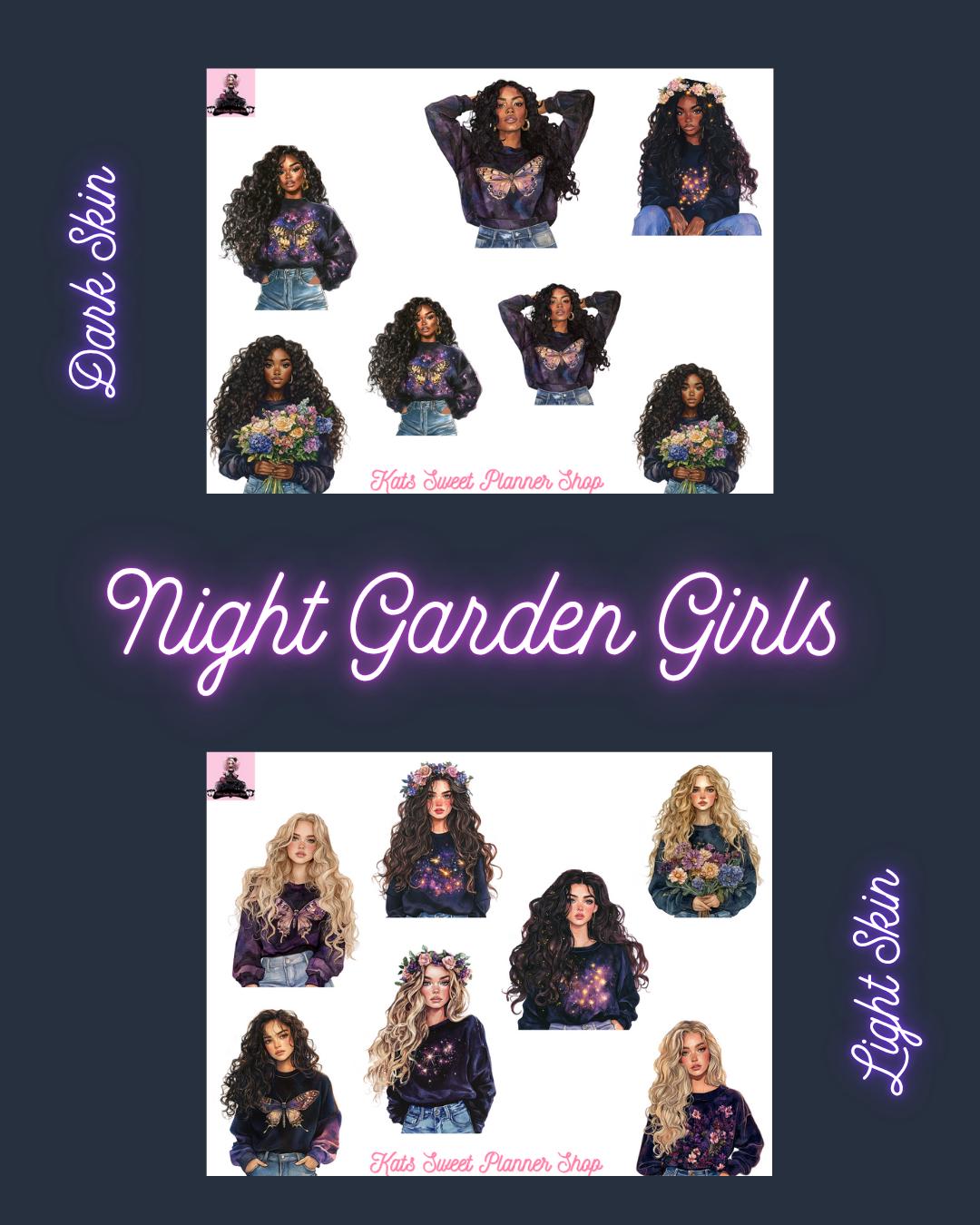 Night Garden Deco Girls