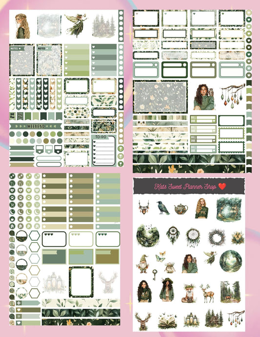 Forest Story Vertical Sticker Kit