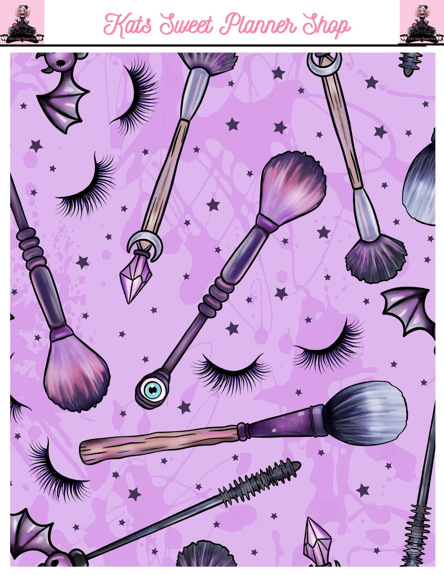 Glamour Goth Sticker Tear Sheets