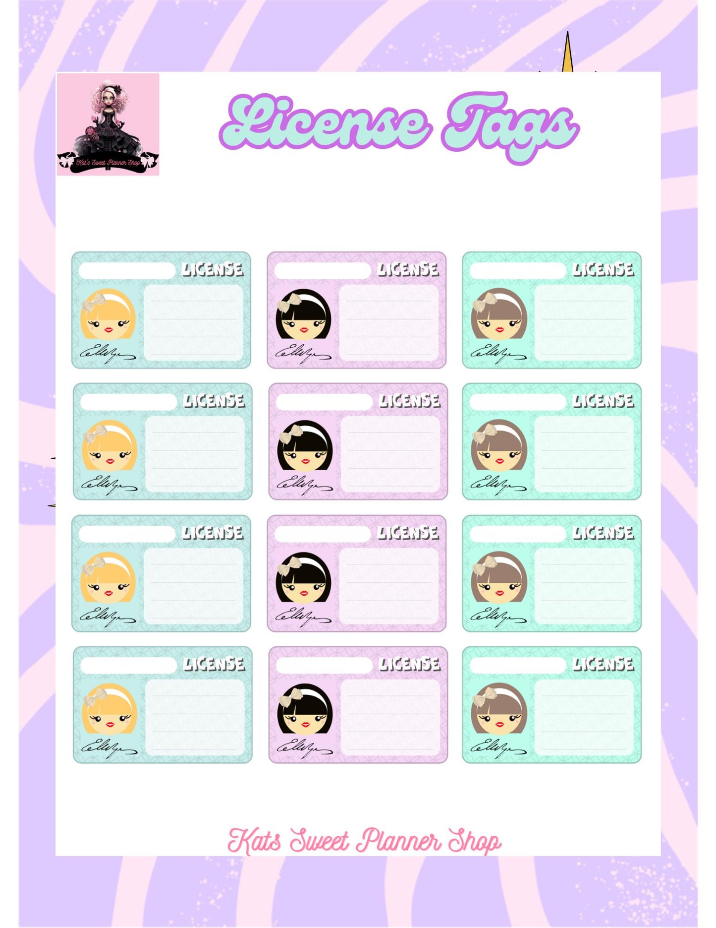 License Tags