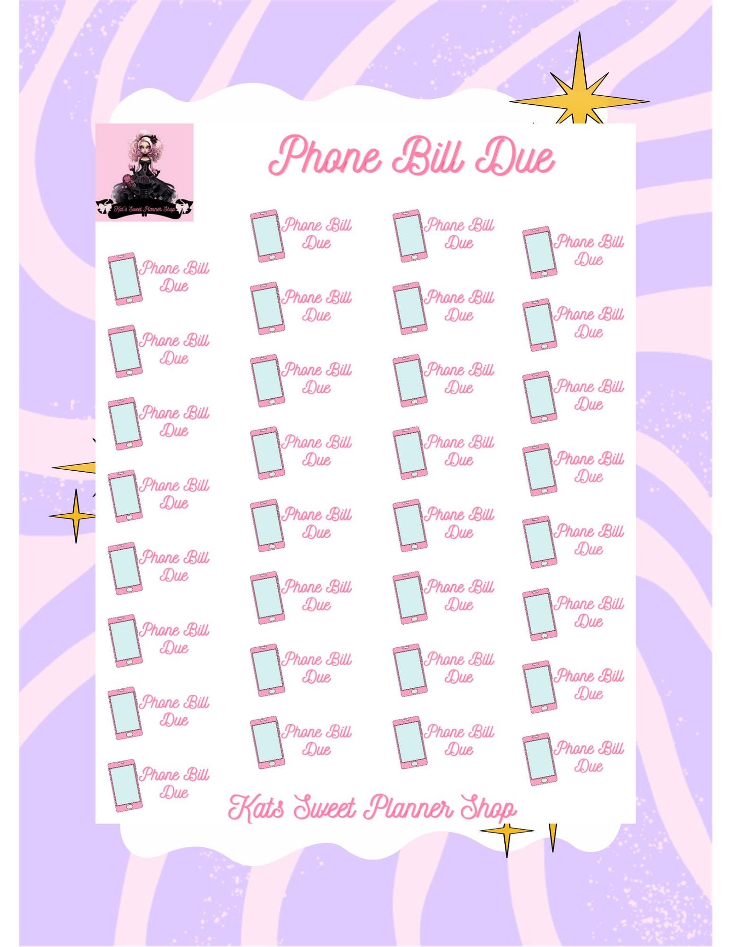 Phone Bill Due