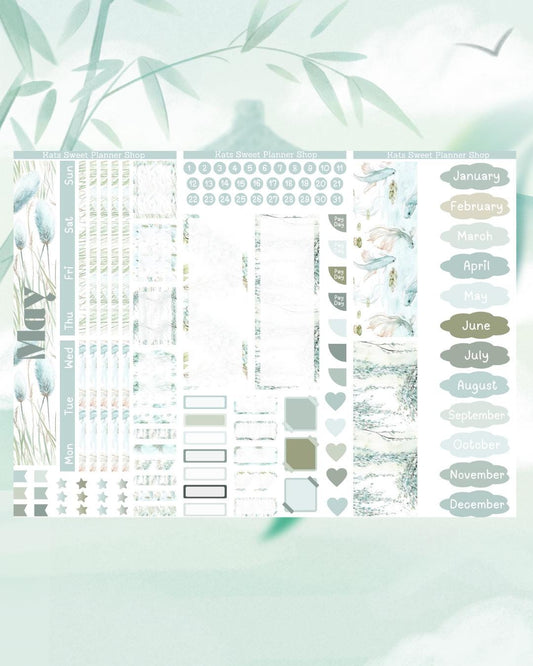 May Tranquil Dreams Hobo Weeks Kit(Monthly)