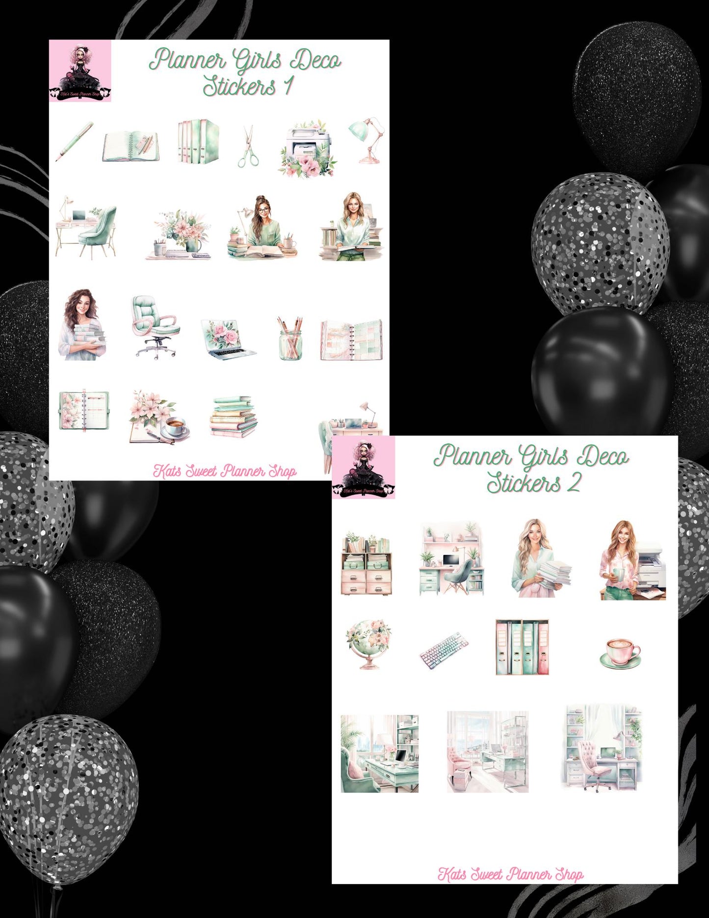 Planner Girl Sticker Kit