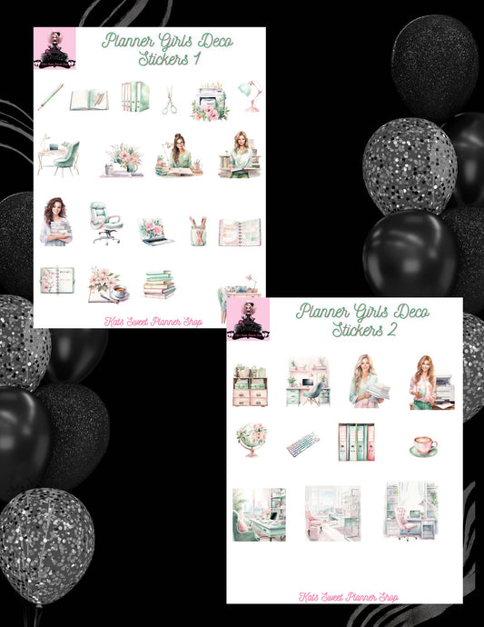 Planner Girl Sticker Kit