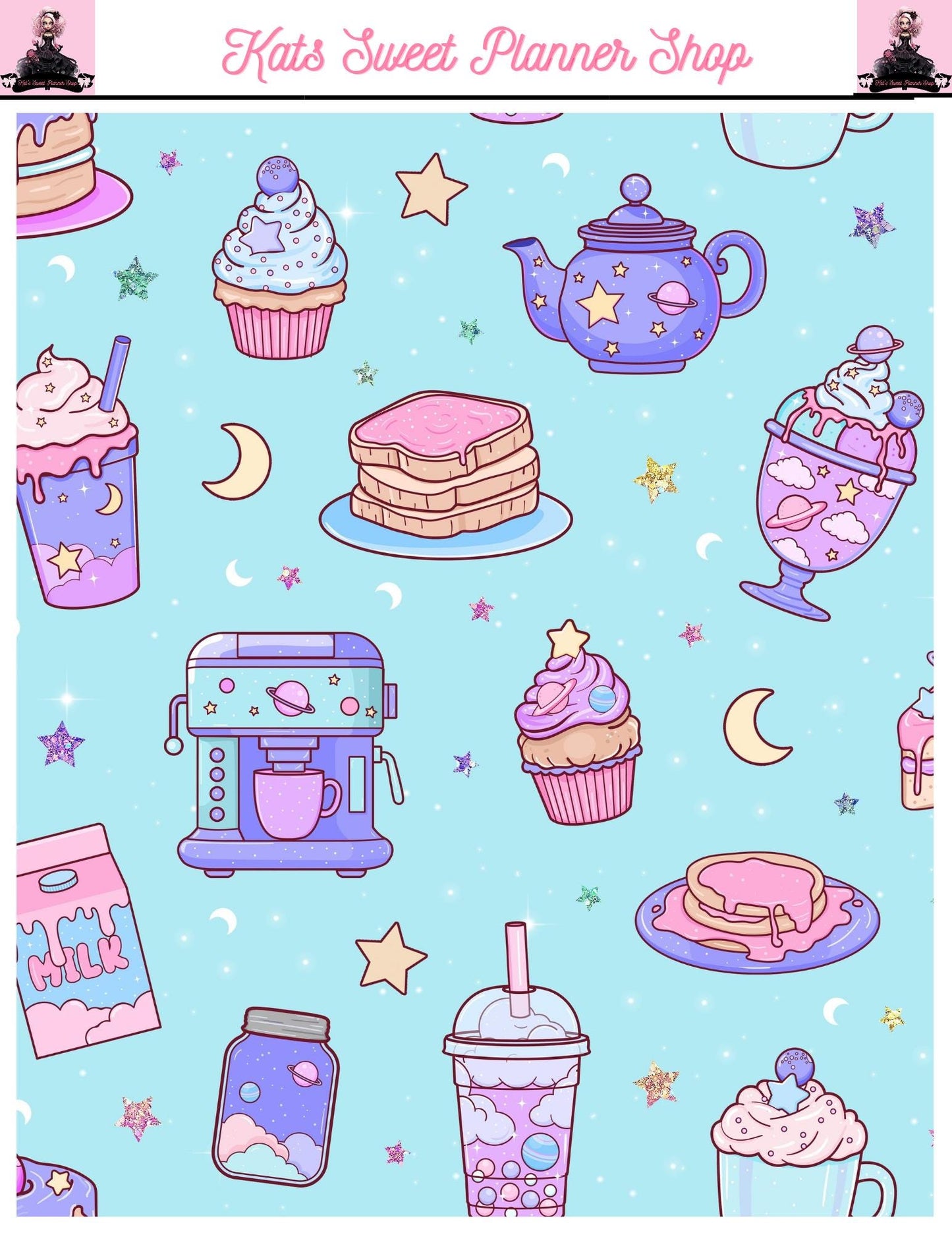 Space Sticker Tear Sheets