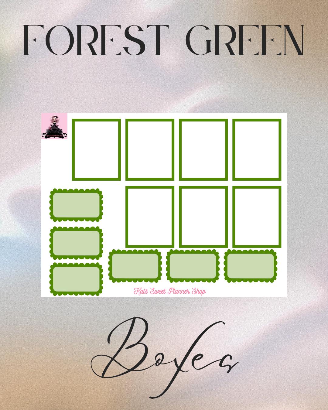 Forest Green Boxes