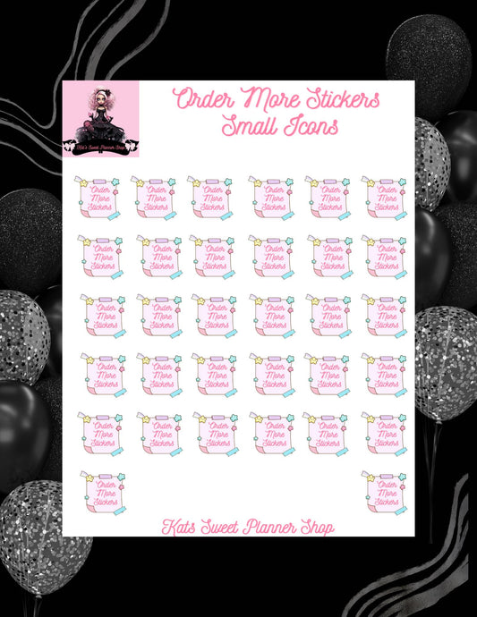Order More Stickers Small Icons