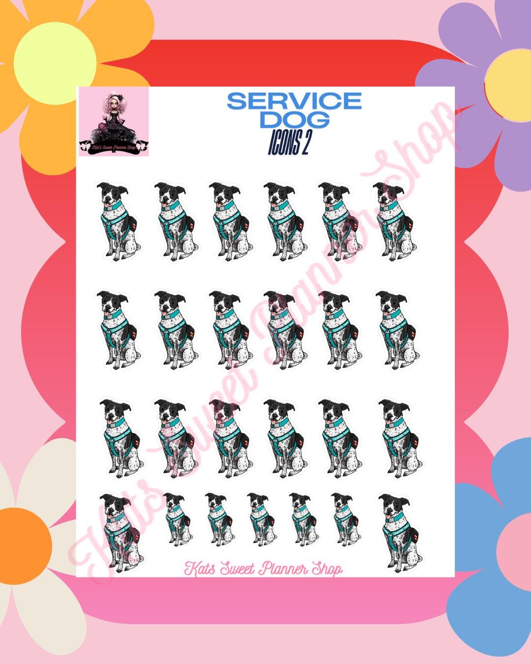 Service Dog Icons 2