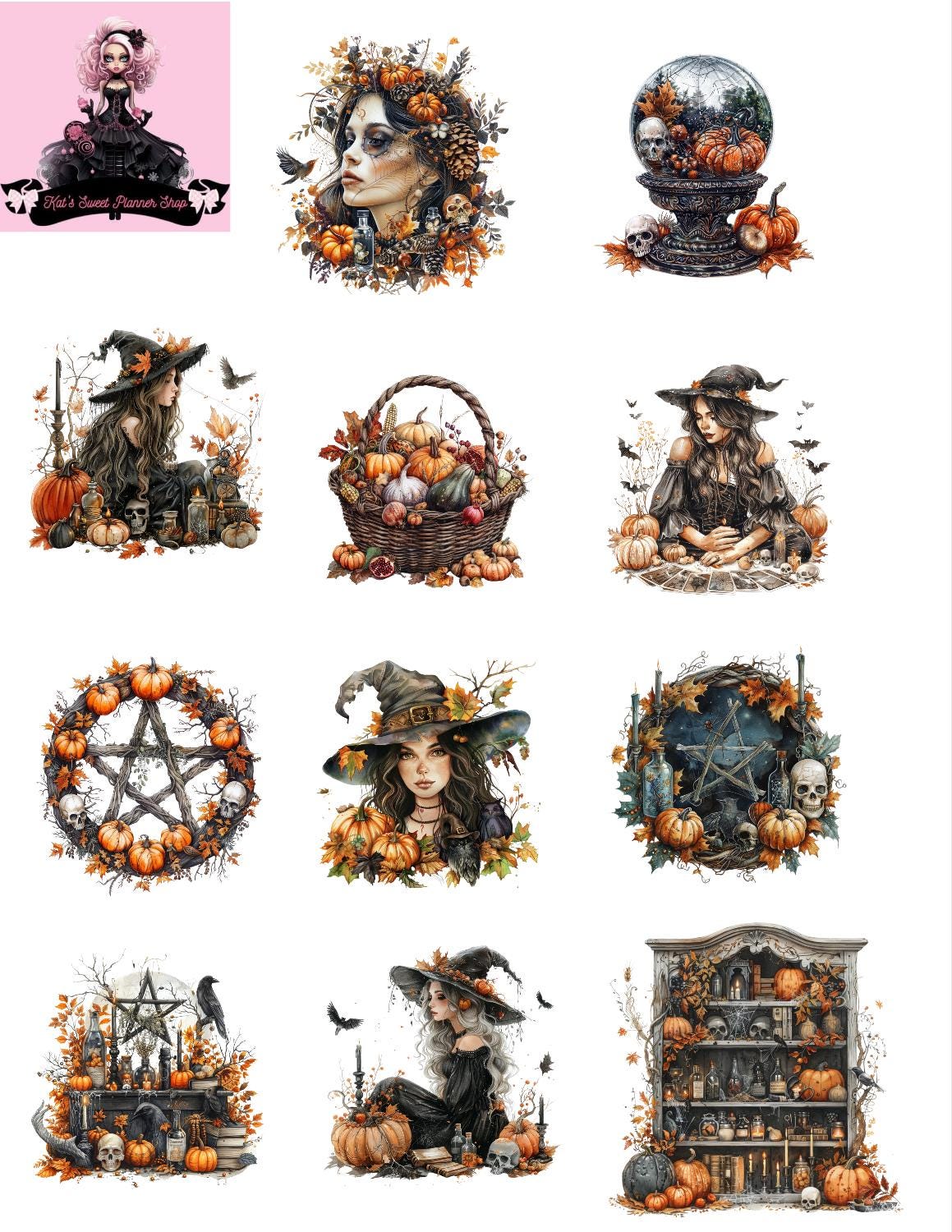 Samhain Sticker Pack