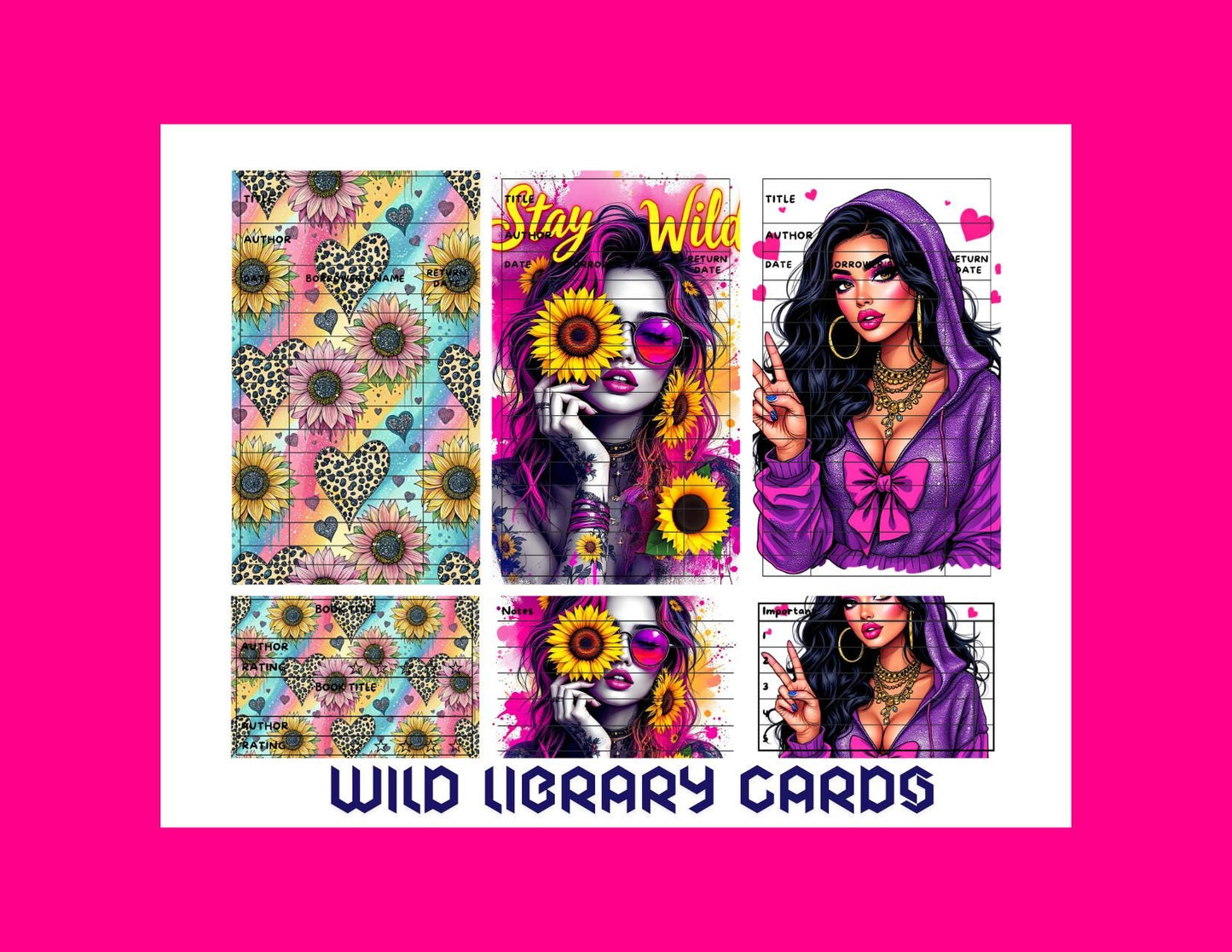 Wild Library Cards
