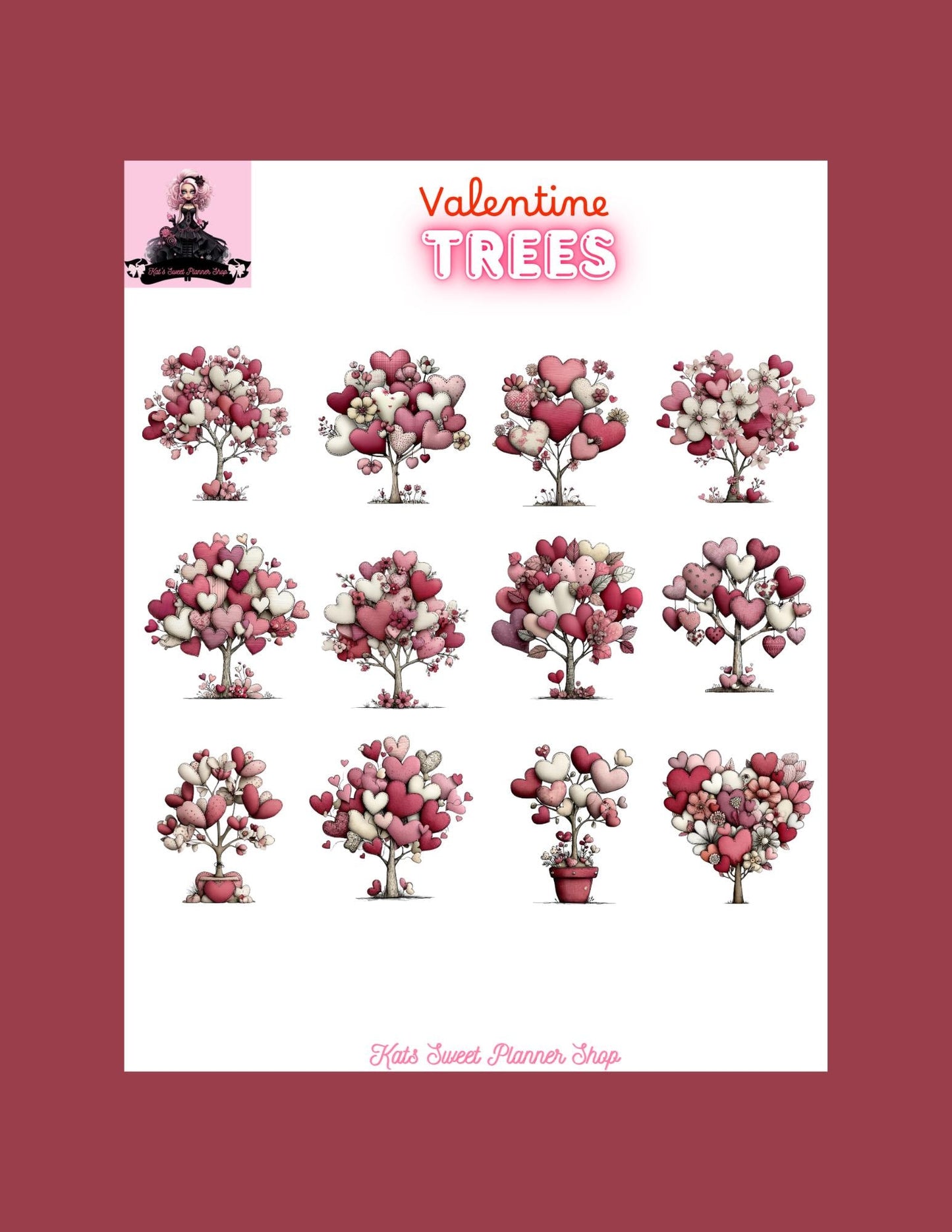 Valentine Trees